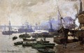 Boats in the Port of London Claude Monet